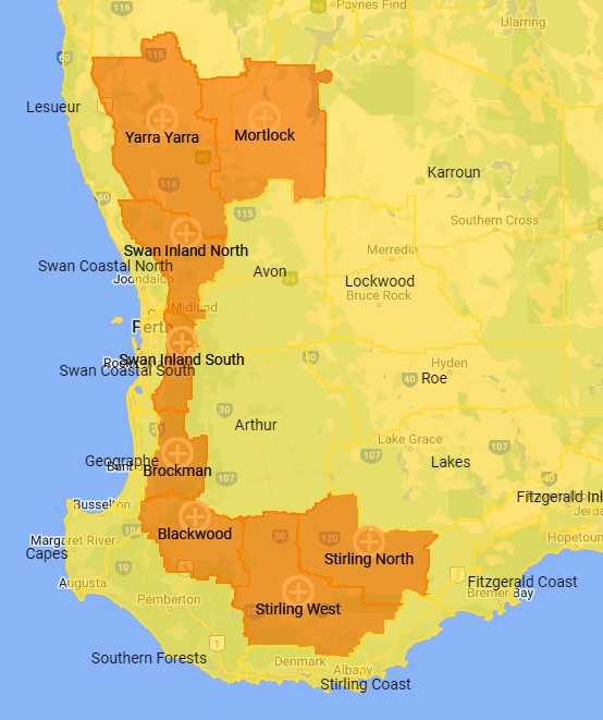 WA Fire Weather Warning Alert