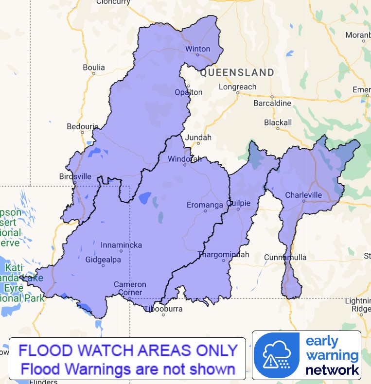 QLD Flood Watch: South West Queensland - ewn.com.au Alert